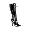 Pleaser - SEDUCE2020 Knee high boot - Black Product image